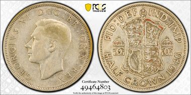 1946 1/2 Cr S-4080 VF30