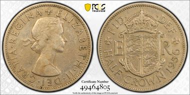 1956 1/2 Cr S-4145 XF40