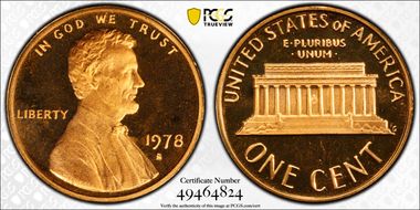 1978-S 1C PR67DCAM