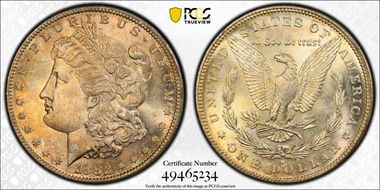1882-S $1 MS65