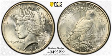 1926-D $1 MS62