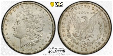 1878-CC $1 MS62