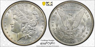 1890 $1 MS61