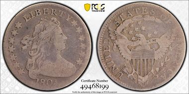 1804 10C 13 Star Reverse VG8