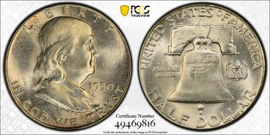 1950 50C MS66+ FBL