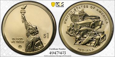 2023-S $1 American Innovation IN Rev PR Auto Industry First Strike PR70