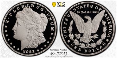 2023-S $1 Morgan Dollar PR70DCAM