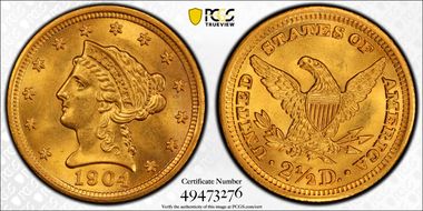 1904 $2.50 MS65