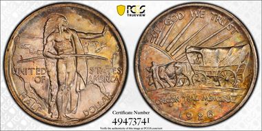1926-S 50C Oregon MS67