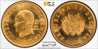 1952 35 Gr Villarroel X-13 MS65