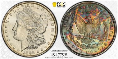 1896 $1 MS65