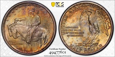 1925 50C Stone Mountain MS66