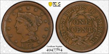 1856 1C Slanted 5 XF40BN