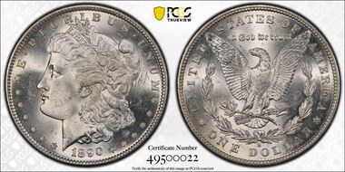 1890-S $1 MS63