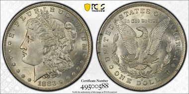 1883-O $1 MS64