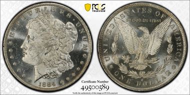 1884-O $1 MS63