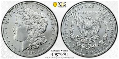2023 $1 Morgan Dollar MS70