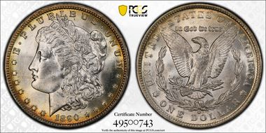 1890-O $1 MS63