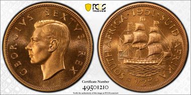 1951 1/2D PR68RD