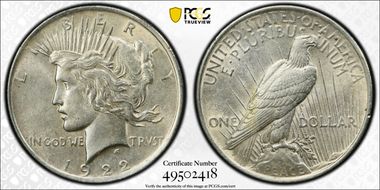 1922 $1 N1