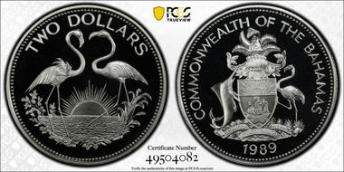 1989 $2 KM-66c PR69DCAM