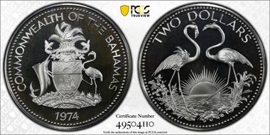 1974-FM $2 KM-66a PR69DCAM