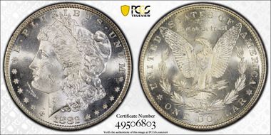 1882 $1 MS64