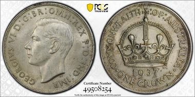 1937 Crown KM-34  Ag MS62