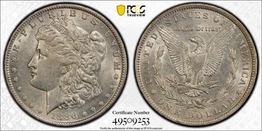 1886-O $1 AU53