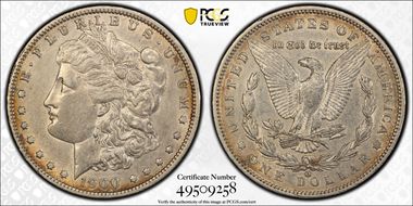 1900-O/CC $1 VAM 8A, Overmintmark XF45