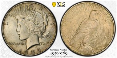1935 $1 MS62