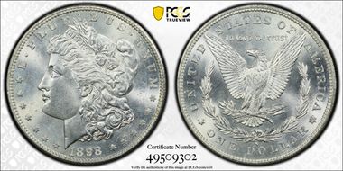 1898-S $1 MS64