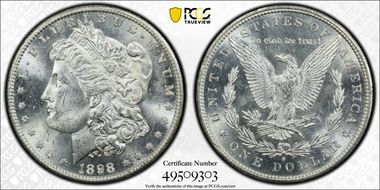1898-S $1 MS63