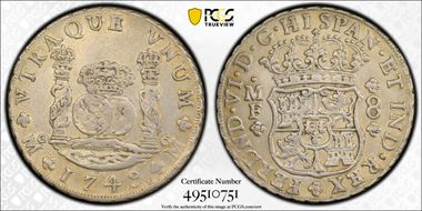 1749-Mo MF 8 R Yon-M8-49 Calico-473 AU53