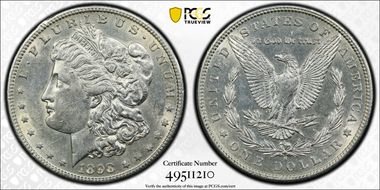 1898-S $1 AU50