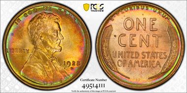 1928-D 1C MS64RB