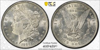 1884-O $1 MS62