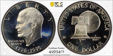 1976-S $1 Clad Type 2 PR67CAM