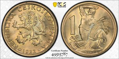 1922 Koruna KM-4 MS66