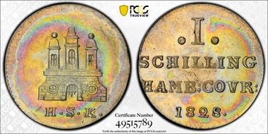1828-HSK Shil MS64