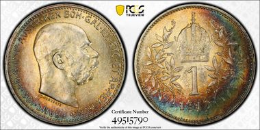 1915 Corona KM-2820  Ag MS62
