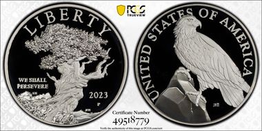 2023-P Medal American Liberty Elana Hagler Signature PR69DCAM