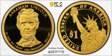 2010-S $1 Abraham Lincoln PR69DCAM