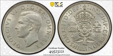 1943 Florin S-4081 AU58
