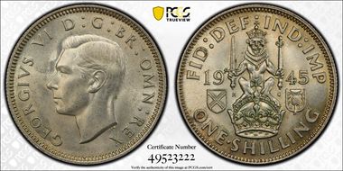 1945 Shil S-4083 Scottish Rev MS62