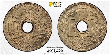 .1939. 10C Gad-287 F-139 MS64