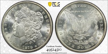 1878-CC $1 MS63