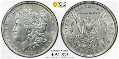 1889-O $1 AU55