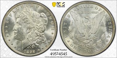 1892-O $1 MS63