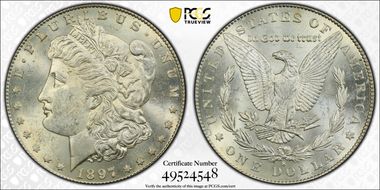 1897-S $1 MS62